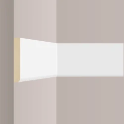 Плинтус белый Ultrawood Base 8012p 2000x12x80