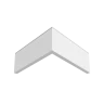 Плинтус белый Ultrawood Base 8012p 2000x80x12 на otdelka1.ru