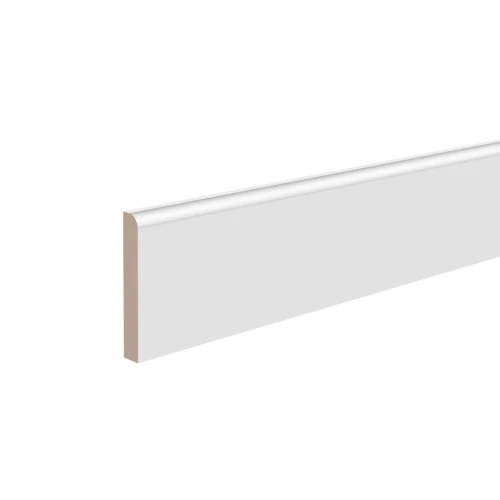 Плинтус белый Ultrawood Base 8012p 2000x80x12 на otdelka1.ru