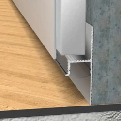 Теневой плинтус Evrowood DA01S Серебро анодированный