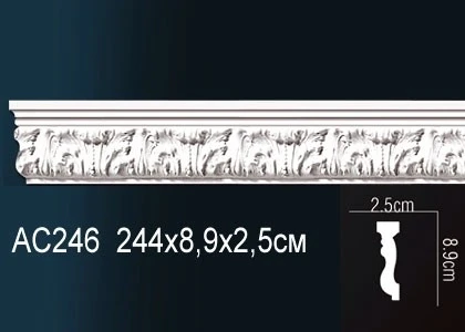 Молдинг с рисунком Perfect / Перфект AC246 на Otdelka1.ru