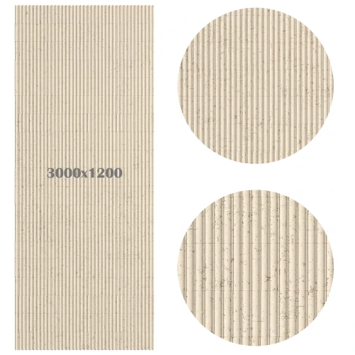 Гибкий камень Decaro WallPanels Flex Stone D1017 Ripple Ceppo/ Рифленый Чеппо Ivory на Otdelka1.ru
