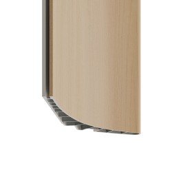 Радиусный элемент Decaro WallPanels Дерево / Wood D1101 Чистый дуб