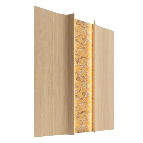 Радиусный элемент Decaro WallPanels Дерево / Wood D1101 Чистый дуб на Otdelka1.ru