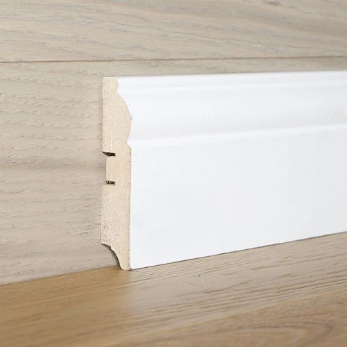 Плинтус МДФ Кронопрофиль / Kronoprofile L-decor LP 104-82 под покраску (уценка) на otdelka1.ru