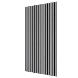 Акустическая реечная панель Cosca шпон Дуб Ардженто светло-серый 1200 мм