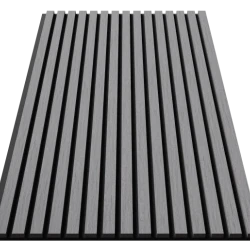 Акустическая реечная панель Cosca шпон Дуб Ардженто светло-серый 1200 мм