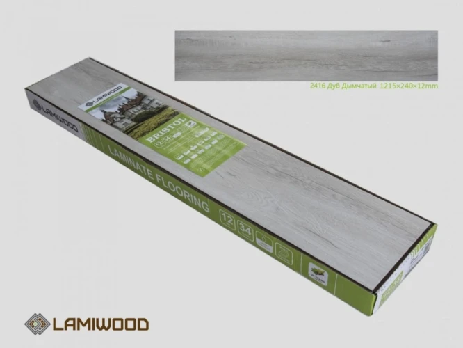 Ламинат Ламивуд / LAMIWOOD BRISTOL 2416 Дуб Дымчатый на Otdelka1.ru