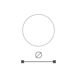 С21 розетка Nomastyl NMC. Диаметр - 245 мм