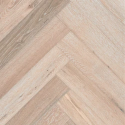 Инженерная доска Английская елка Wood bee Дуб Crema