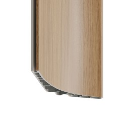 Радиусный элемент Decaro WallPanels Дерево / Wood D1102 Натуральный орех