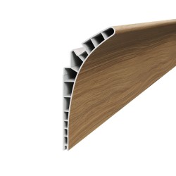 Радиусный элемент Decaro WallPanels Дерево / Wood D1102 Натуральный орех