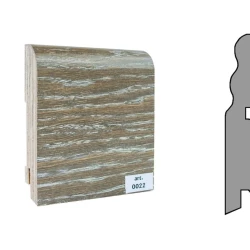 Плинтус шпонированный Finitura Dekor 100x19 №022