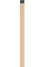 Планка универсальная LINERIO U-TRIM LINERIO NATURAL BLACK ( Дерево на черном фоне ) на Otdelka1.ru