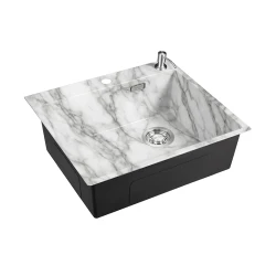 Мойка для кухни EMAR EMB-560 (TOP) White Elegant