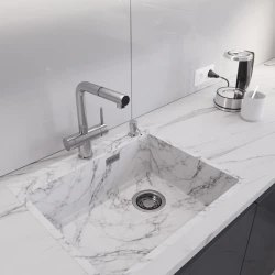 Мойка для кухни EMAR EMB-560 (TOP) White Elegant