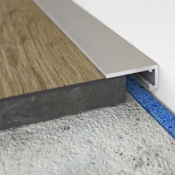 Микроплинтус Evrowood DA03S Серебро анодированный