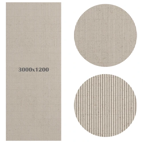 Гибкий камень Decaro WallPanels Flex Stone D1018 Bricks Ceppo / Рифленый Чеппо Cream на Otdelka1.ru