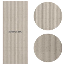 Гибкий камень Decaro WallPanels Flex Stone D1018 Bricks Ceppo / Рифленый Чеппо Cream