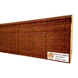 Плинтус МДФ Теквуд / Teckwood 100 мм Дуб Баррел