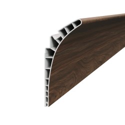 Радиусный элемент Decaro WallPanels Дерево / Wood D1105 Американский орех