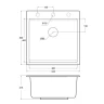 Мойка EMAR EMQ-1520.Q EMQ-1520.Q Барит на Otdelka1.ru