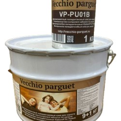 Двухкомпонентный полиуретановый клей Vecchio Parquet для паркета 10 кг
