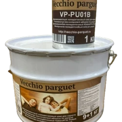 Двухкомпонентный полиуретановый клей Vecchio Parquet для паркета 10 кг