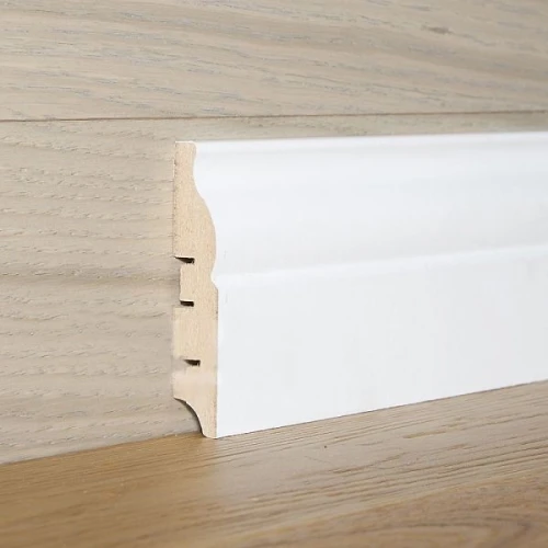 Плинтус МДФ Кронопрофиль / Kronoprofile L-decor LP 105-82 под покраску (уценка) на otdelka1.ru