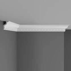 Плинтус потолочный с орнаментом Decomaster D148A