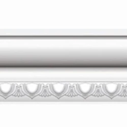 Плинтус потолочный с орнаментом Decomaster D148A