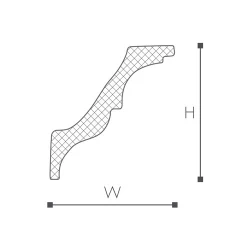 AT карниз Nomastyl NMC 100х92х2000 мм