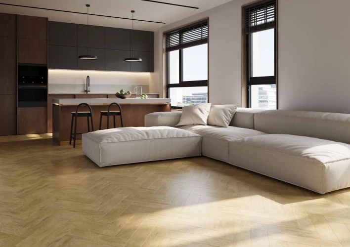 Кварц-виниловый ламинат Home Expert Parquet Design 44-7009-12 Дуб Лион на Otdelka1.ru