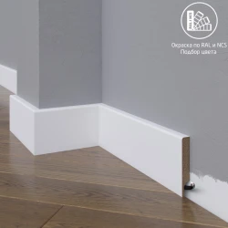 Плинтус МДФ Madest Decor 09-072-12 окрашенный по RAL/NCS