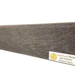 Плинтус МДФ Теквуд / Teckwood 75мм дуб скотиш