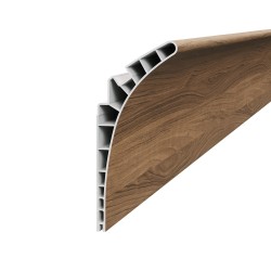 Радиусный элемент Decaro WallPanels Дерево / Wood D1104 Орех