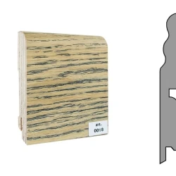 Плинтус шпонированный Finitura Dekor 120x15 №018