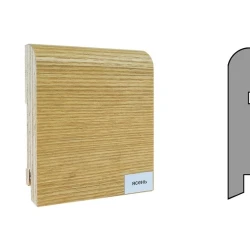 Плинтус шпонированный Finitura Dekor 83x19 Ясень