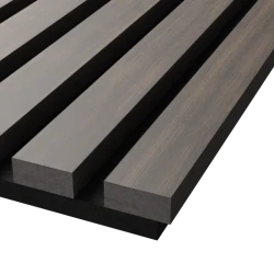 Акустическая реечная панель Cosca шпон Дуб Маррон коричневый 1200 мм