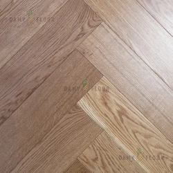 Массивная доска Damy Floor Английская елочка Натуральный Селект
