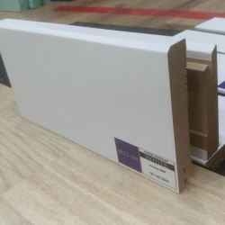 Плинтус МДФ Deartio Эконом White W 29-100 прямой