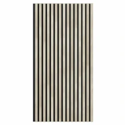 Акустическая реечная панель Cosca Ясень Кристалл 1200 мм