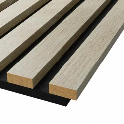 Акустическая реечная панель Cosca Ясень Кристалл 1200 мм