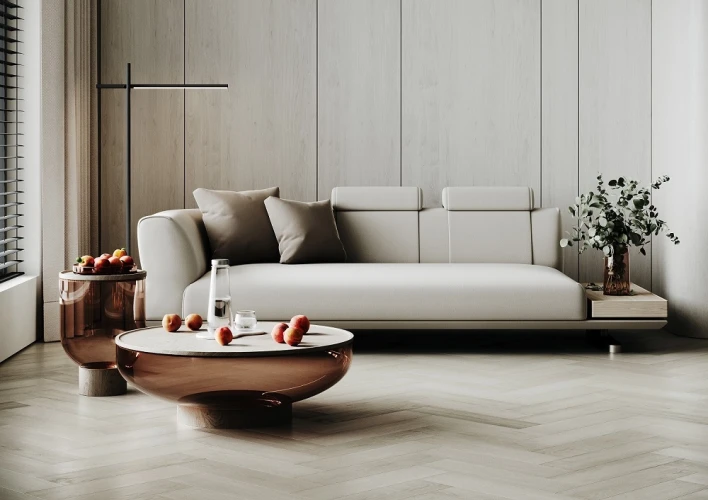 Кварц-виниловый ламинат Home Expert Parquet Design 44-3002 Дуб Милкшейк на otdelka1.ru