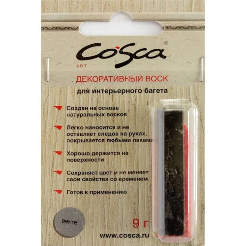Воск мягкий Cosca Венге на otdelka1.ru