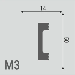 Молдинг Де-Багет XPS POLYMER М 3