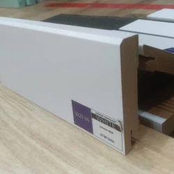 Плинтус МДФ Deartio Эконом White W 29-80 прямой