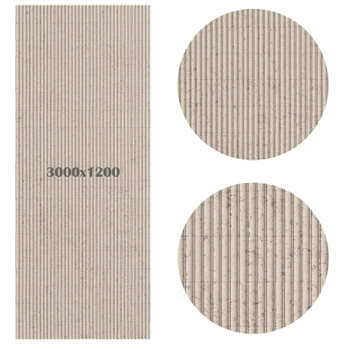 Гибкий камень Decaro WallPanels Flex Stone D1019 Ripple Ceppo/ Рифленый Чеппо Cream на Otdelka1.ru
