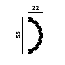 Молдинг из дюрополимера Перфект Плюс P189
