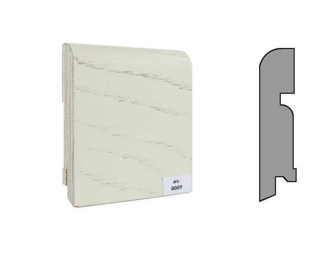 Плинтус шпонированный Finitura Dekor 83x19 №009 на Otdelka1.ru